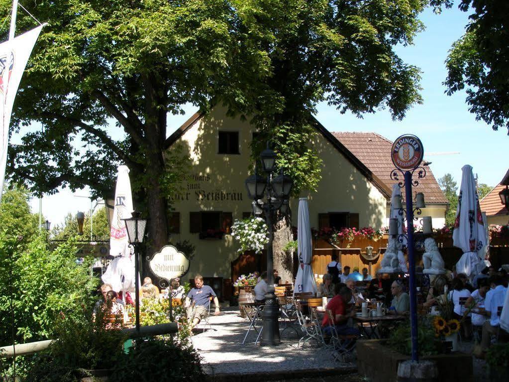 Hotel & Gaststaette Zum Erdinger Weissbraeu Munique Exterior foto